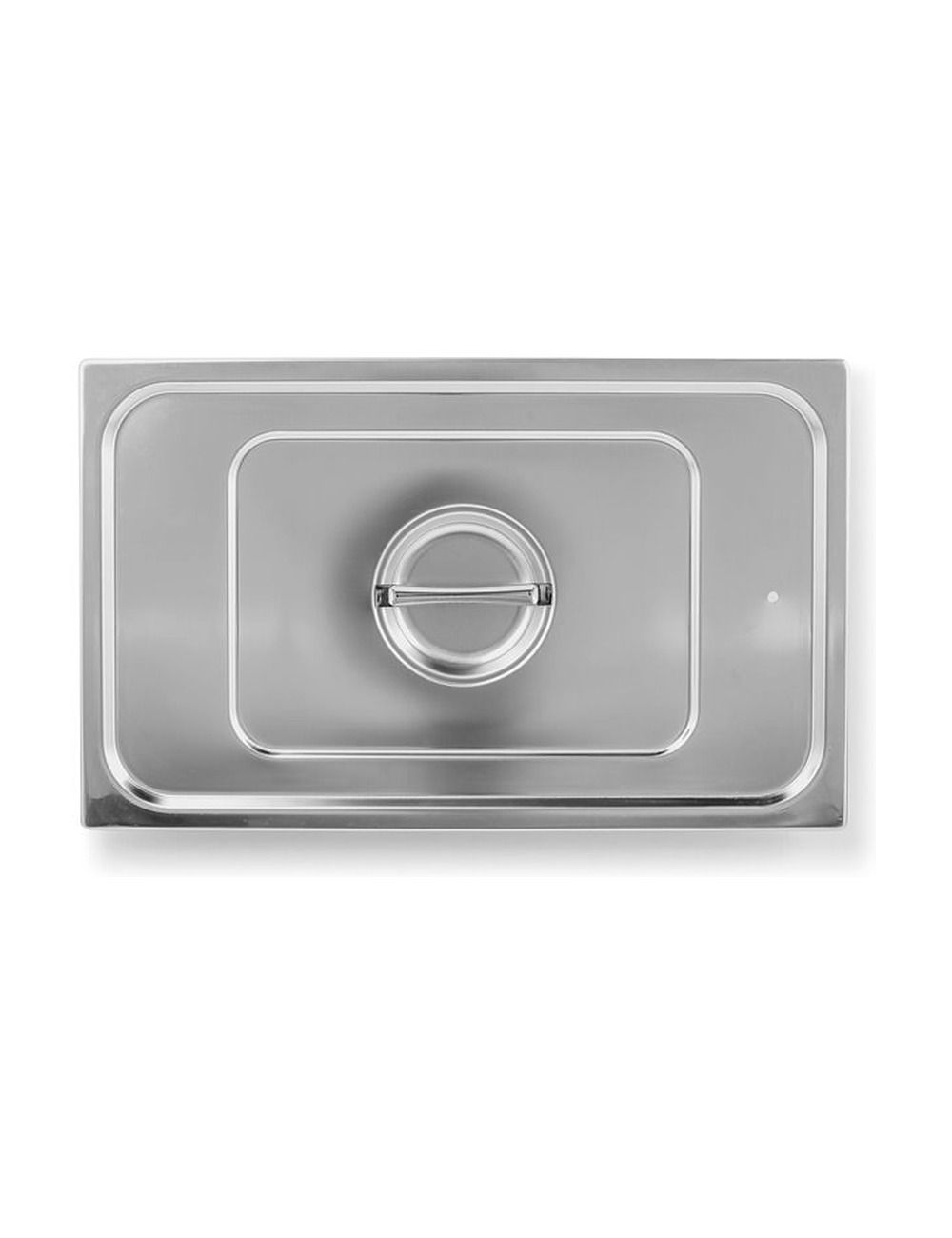 Couvercle à joint silicone en inox pour bacs GN 1/1 à 1/6 - PADERNO