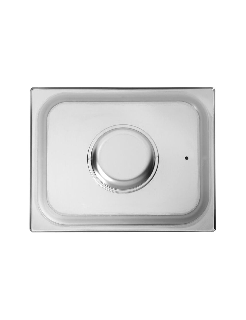 Couvercle à joint silicone en inox pour bacs GN PADERNO - vue de dessous