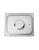 Couvercle à joint silicone en inox pour bacs GN 1/1 à 1/6 - PADERNO