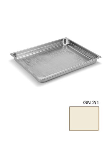 GN 2/1 - Bac gastronorme perforé en inox - PADERNO