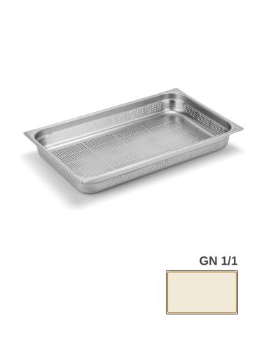 GN 1/1 - Bac gastronorme perforé en inox - PADERNO