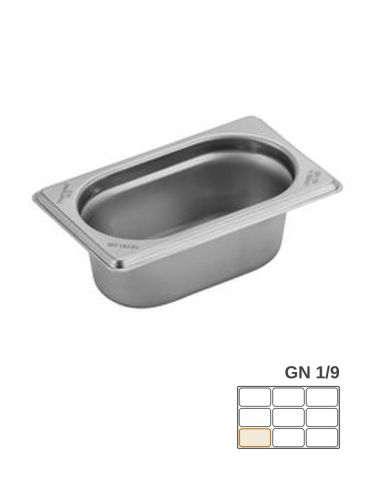GN 1/9 - Bac gastronorme en inox - PADERNO