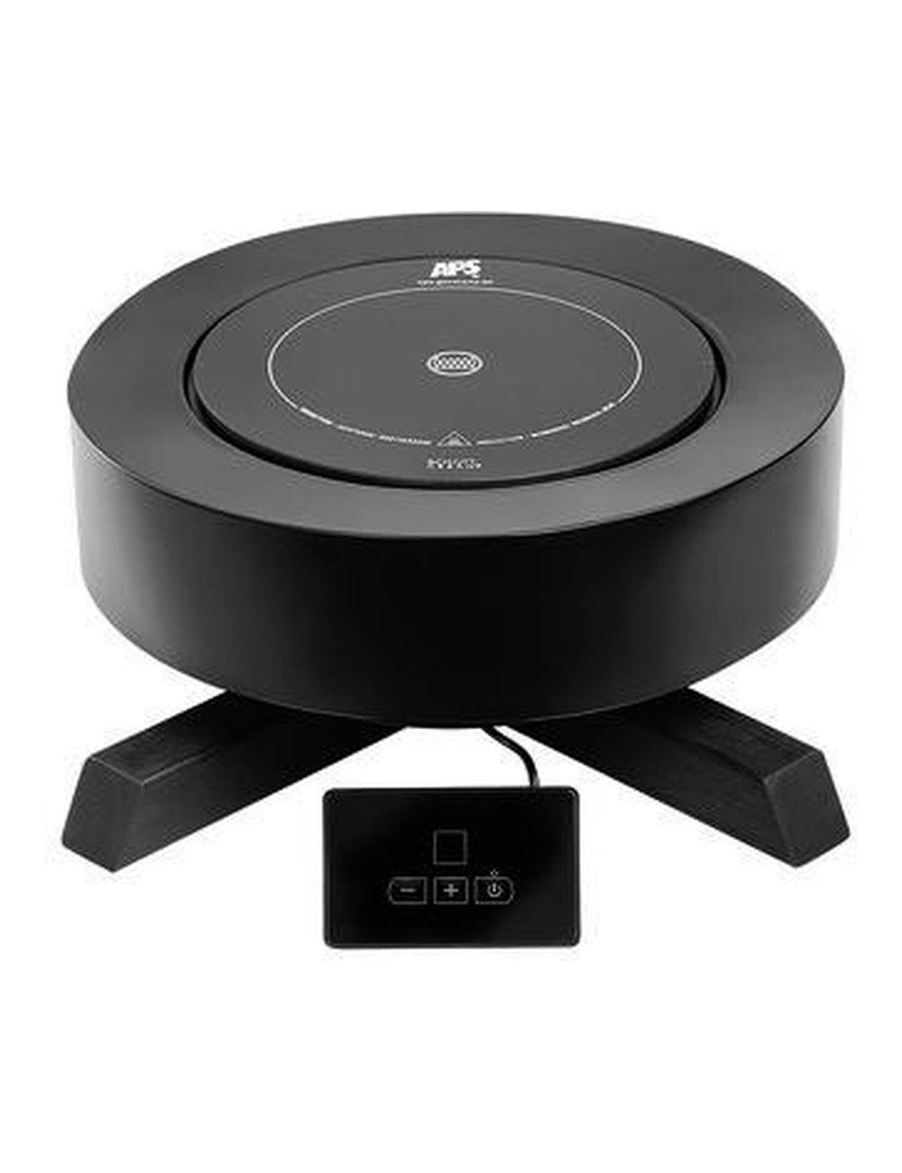 Round Black - Induction Station with Temperature Regulator - PADERNO