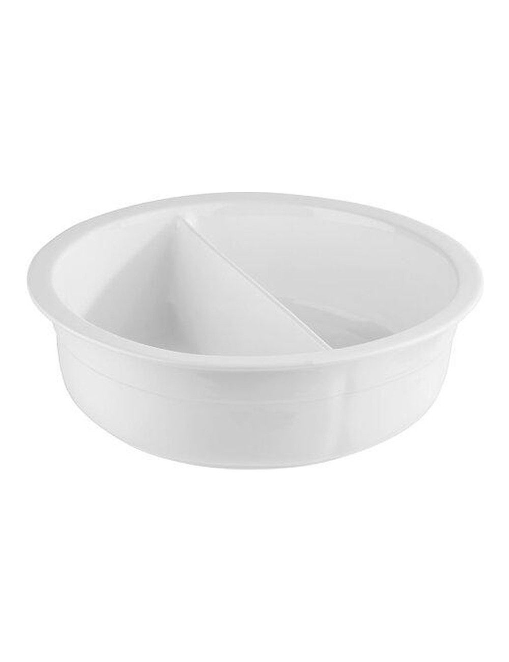 Divided Porcelain - Round Food Pan for Chafing Dish Ø29.5cm - PADERNO
