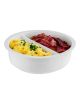 Divided Porcelain - Round Food Pan for Chafing Dish Ø29.5cm - PADERNO