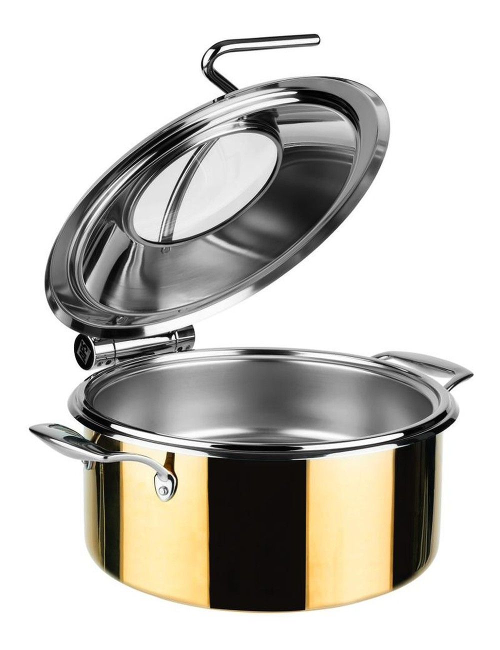 Chafing dish or ouvert, couvercle à fenêtre vitrée - PADERNO