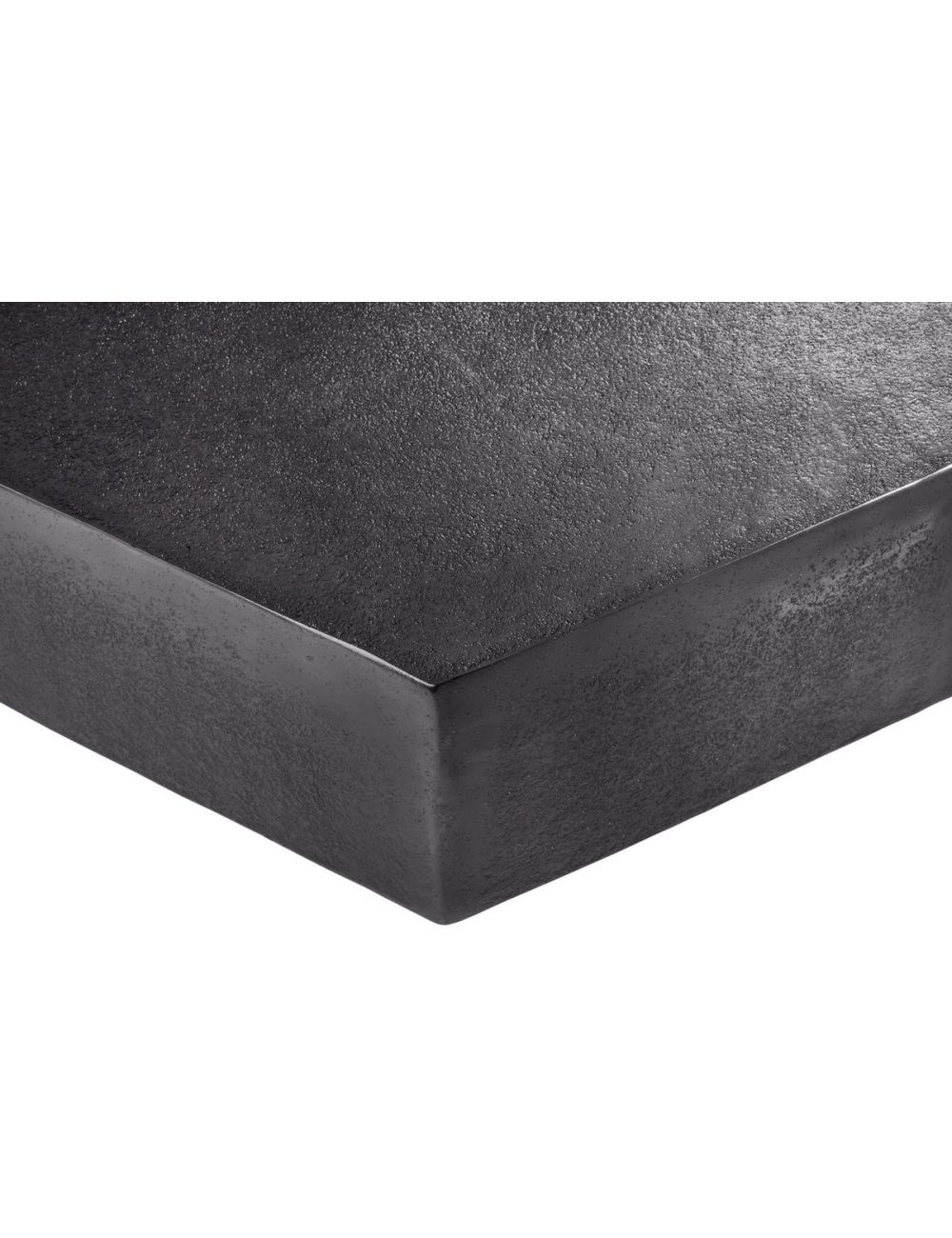 Close-up of the nickel black structured coating - Scala Collection ZIEHER