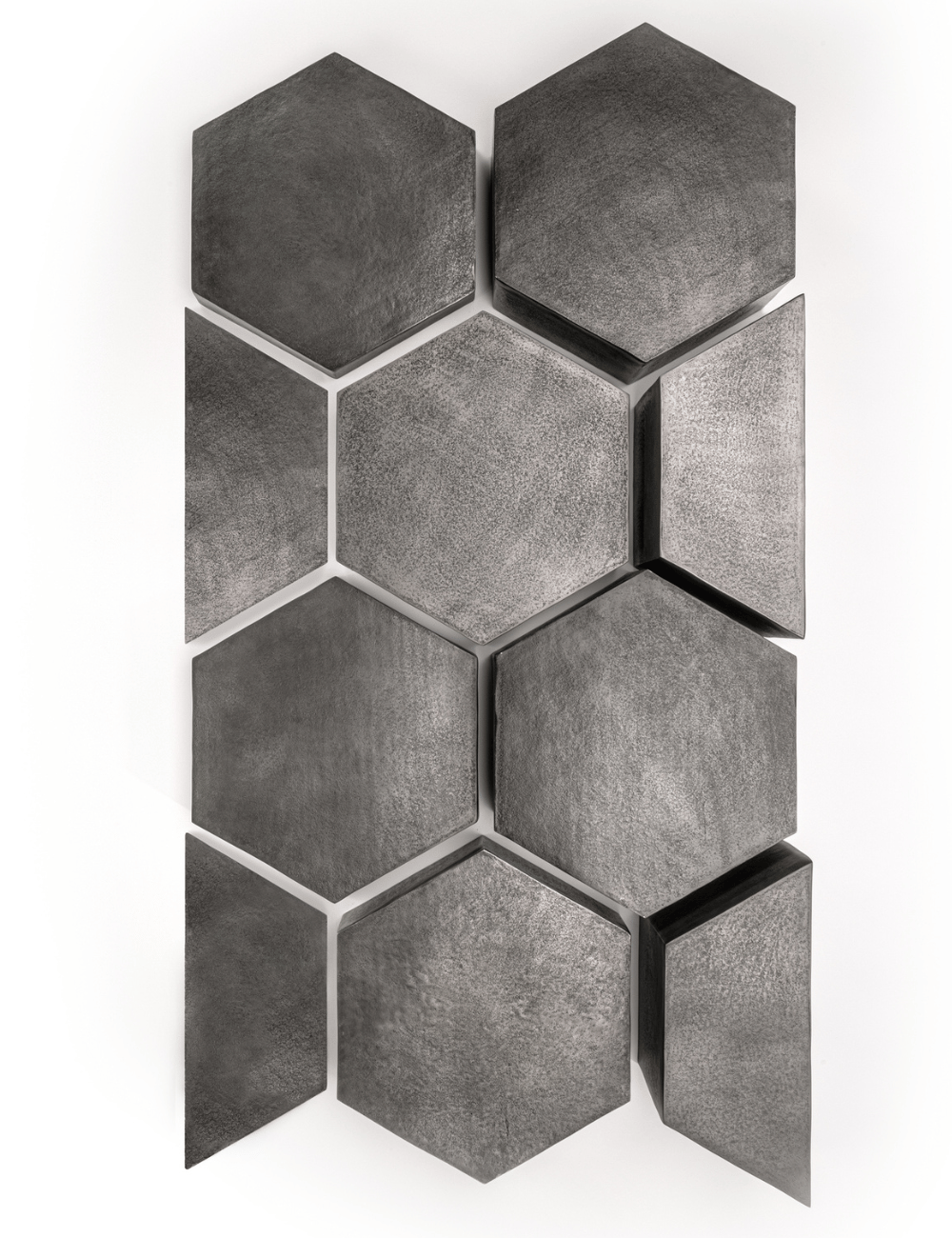 Top-down view of the Scala collection's grey palette - ZIEHER