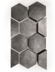 Graphite (H20cm) - Scala Half-Width Hexagonal Buffet Display - ZIEHER