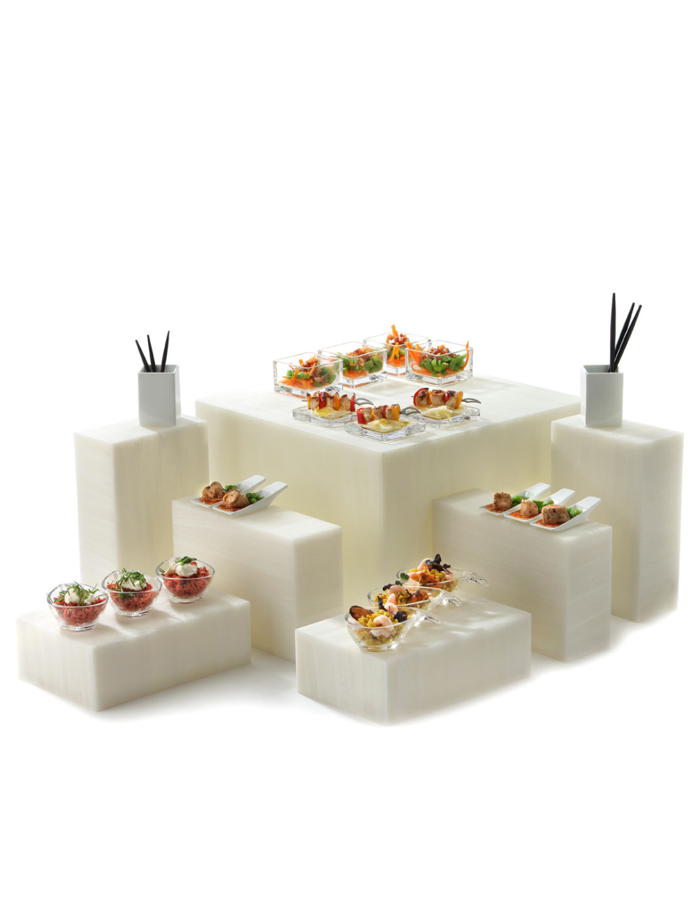 Classy compact display positioned on 3 different sides - ZIEHER