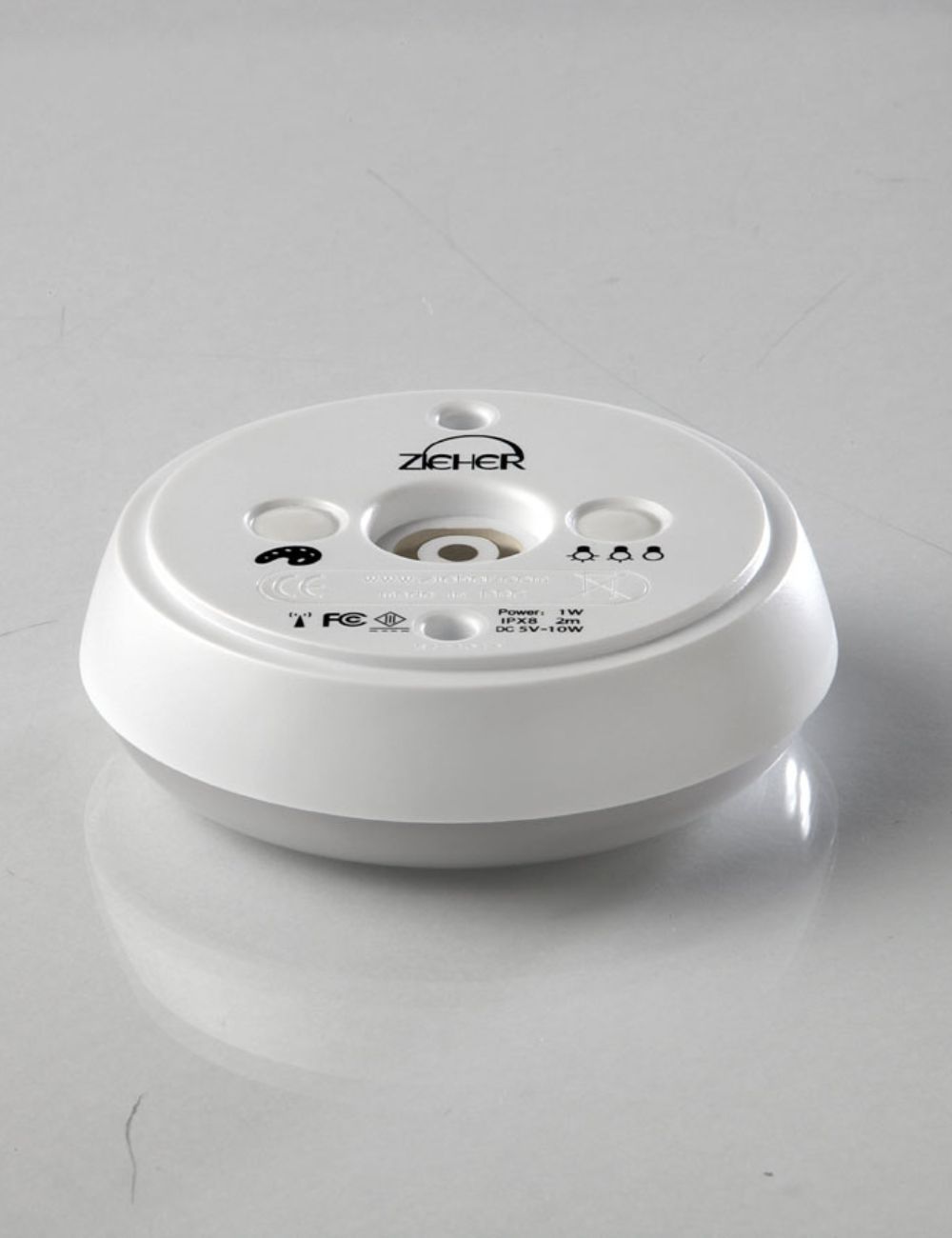 Underside view in perspective, ZIEHER LED light