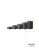 Dark Grey (H20cm) - Konkret Compact Buffet Display, pack of 2 - ZIEHER