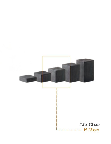 Dark Grey (H12cm) - Konkret Compact Buffet Display, pack of 2 - ZIEHER