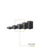 Dark Grey (H12cm) - Konkret Compact Buffet Display, pack of 2 - ZIEHER