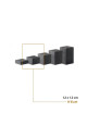 Dark Grey (H8cm) - Konkret Compact Buffet Display, pack of 2 - ZIEHER