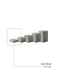 Gris clair (H4cm) - Présentoir compact Konkret, lot de 2 - ZIEHER