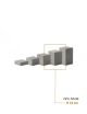 Gris clair (H16cm) - Présentoir compact Konkret, lot de 2 - ZIEHER