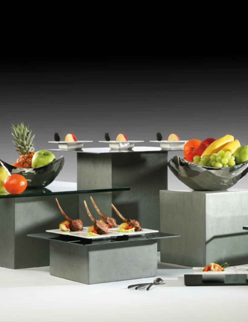 Dressed buffet in use - Konkret Collection ZIEHER