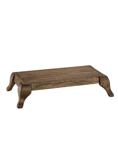 Table basse bois massif (H14,5cm) - Présentoir à buffet Époques - ZIEHER