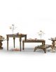 Table modulable bois massif (H6 à 29,5cm) - Présentoir à buffet Époques - ZIEHER
