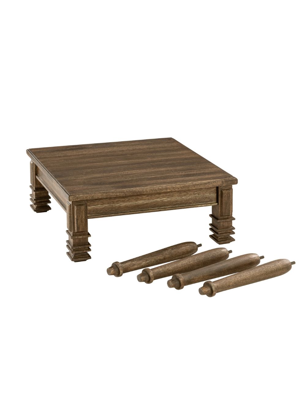 Époques tall table in its low position (H20cm), leg extensions removed - ZIEHER