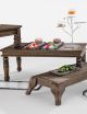 Table modulable bois massif (H6 à 29,5cm) - Présentoir à buffet Époques - ZIEHER