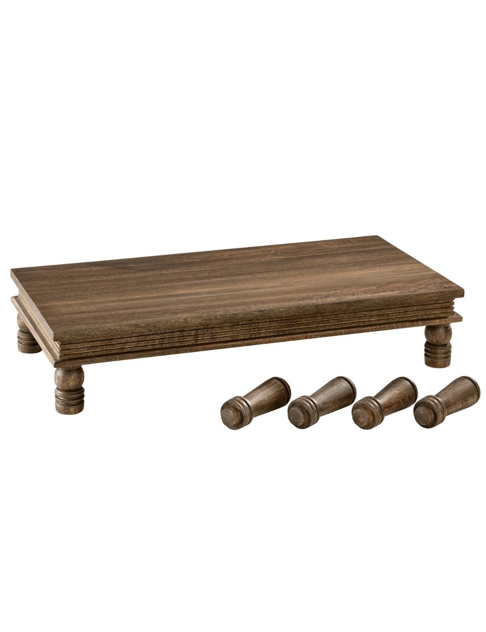 Table modulable Époques en position basse, pieds raccourcis - ZIEHER