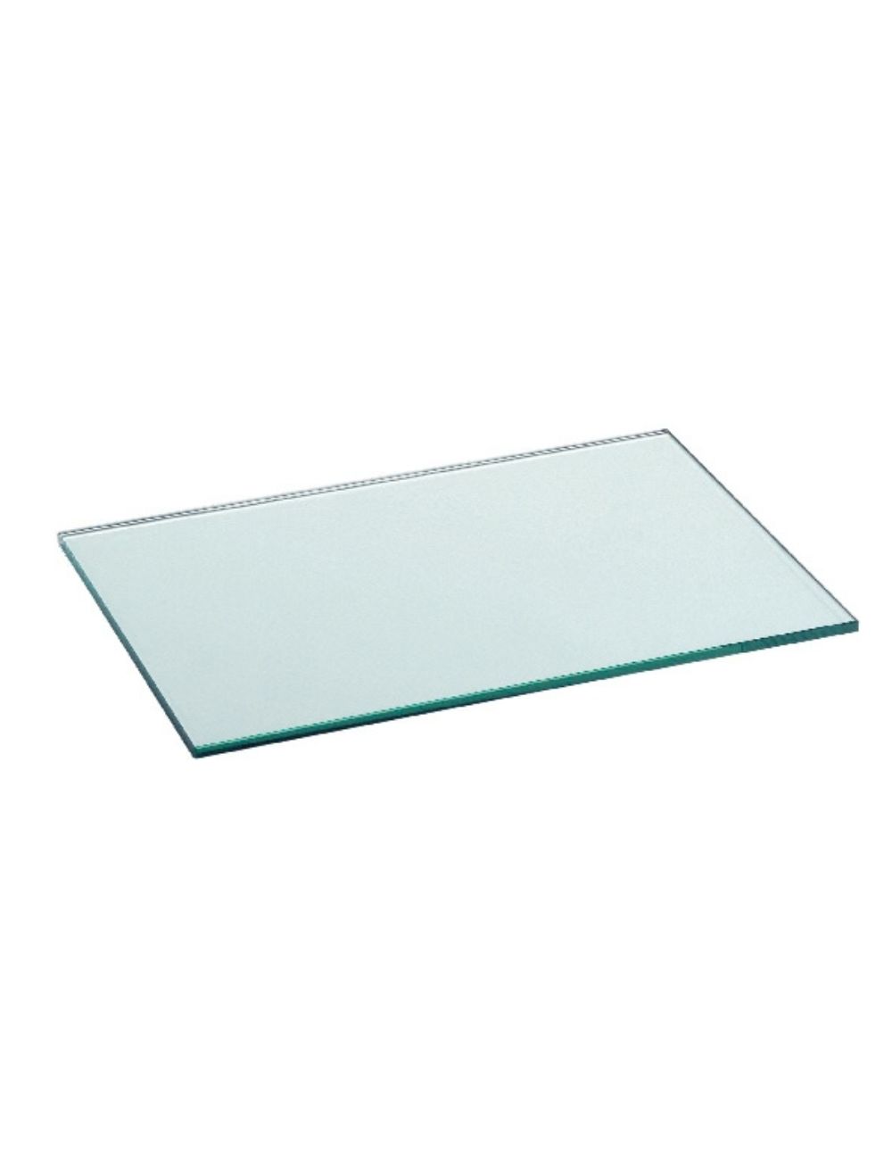 Plateau rectangulaire verre transparent - ZIEHER
