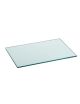 Plateau rectangulaire verre transparent - ZIEHER
