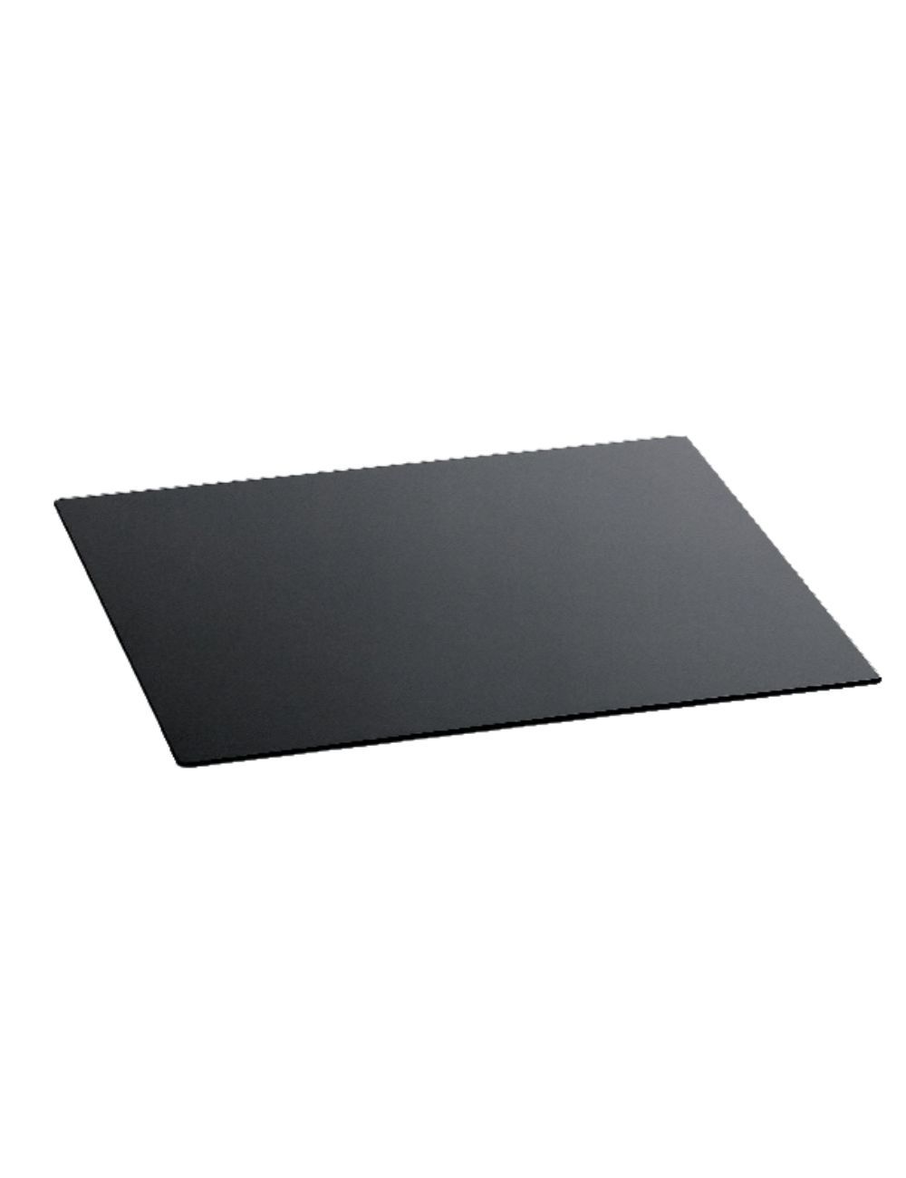 Plateau rectangulaire verre trempé noir - ZIEHER