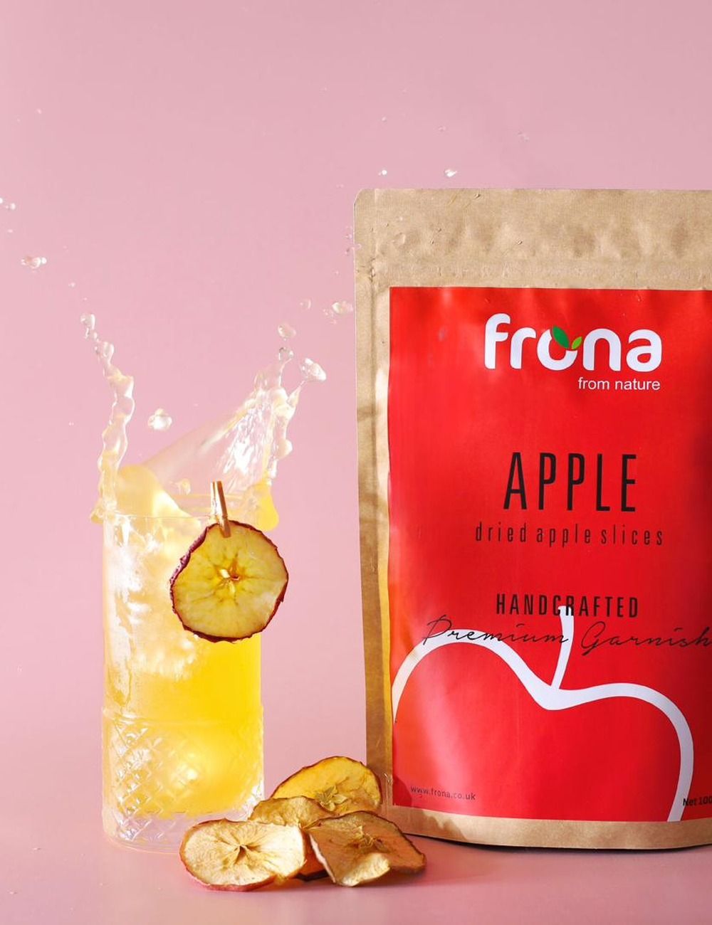 Pomme - Tranches séchées 100% naturelles (100 g) - FRONA