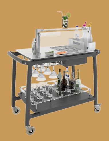 Cocktail Trolley - BarProfessional