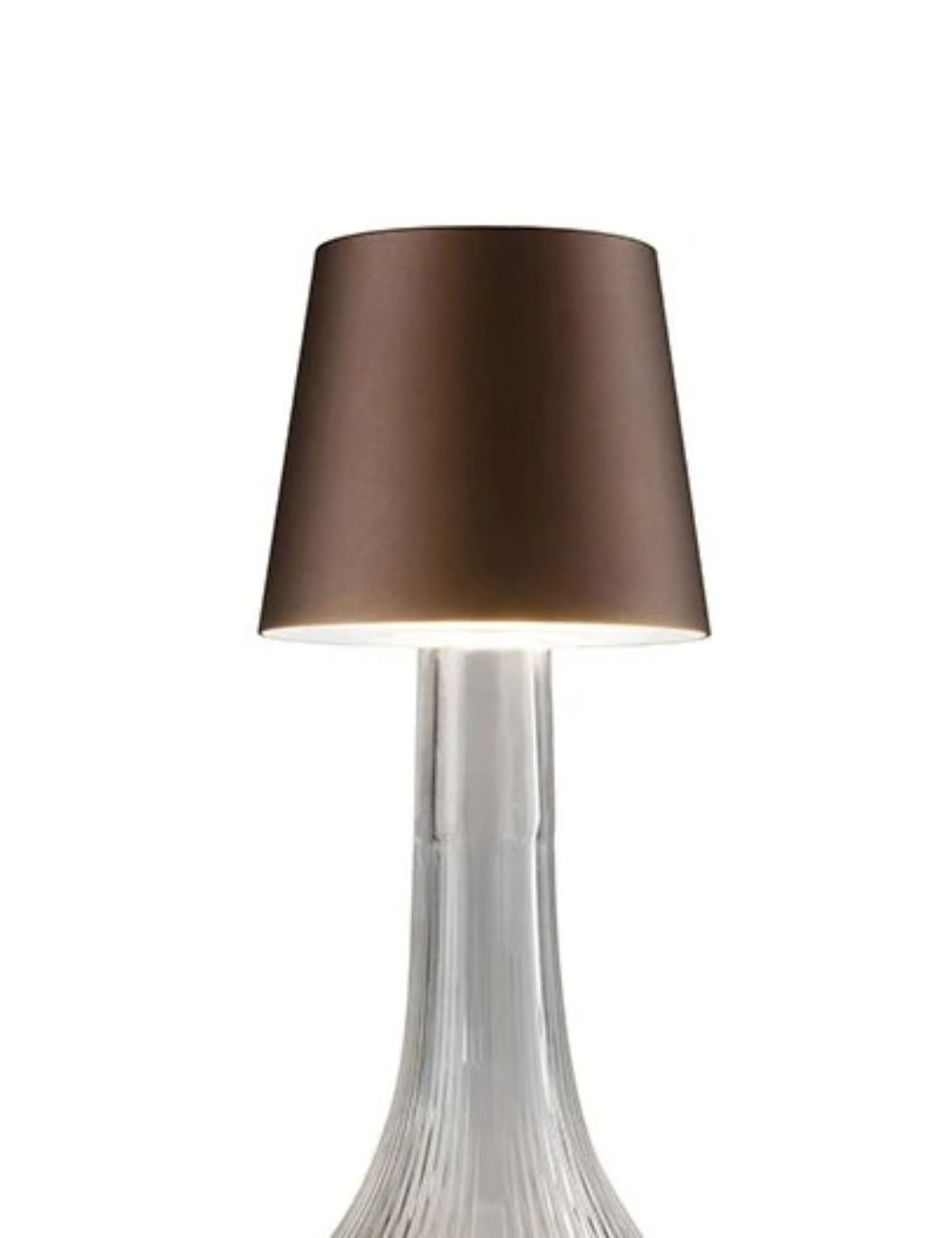 Rechargeable LED Bottle Lamp — Bronze — BarProfessional