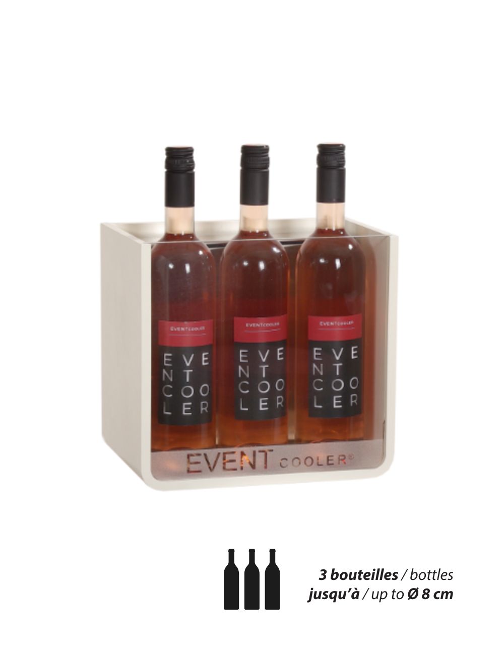Eventcooler Vario 3-Bottle Passive Wine Cooler — BarProfessional
