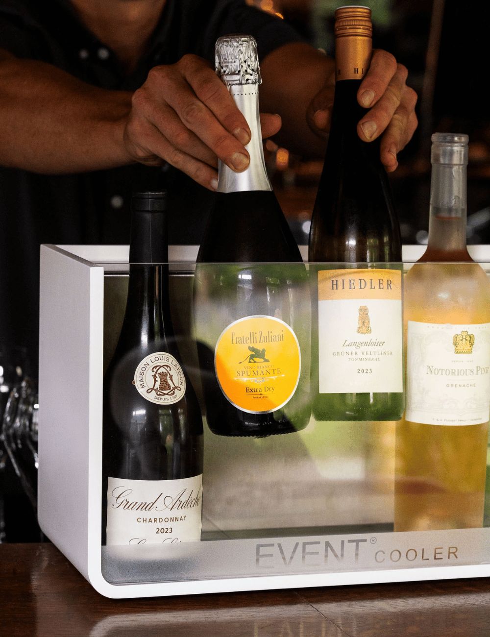 Eventcooler Vario 3-Bottle Passive Wine Cooler — BarProfessional