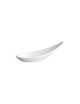 White - Melamine Boat-Shaped Amuse-Bouche Spoon (x6) - PADERNO
