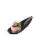 Black - Melamine Boat-Shaped Amuse-Bouche Spoon (x6) - PADERNO