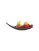 Black & White - Melamine Boat-Shaped Amuse-Bouche Spoon (x6) - PADERNO