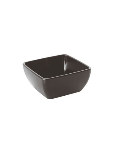 Black - Melamine Square Bowl (x6) - PADERNO