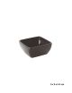 Black - Melamine Square Bowl (x6) - PADERNO