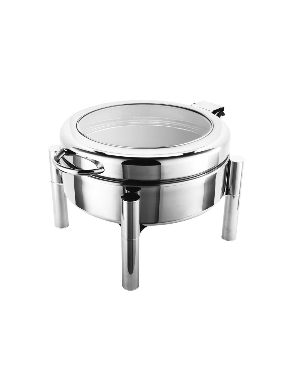 Rond vitré - Chafing dish Atlantic sur pieds combustible - PADERNO