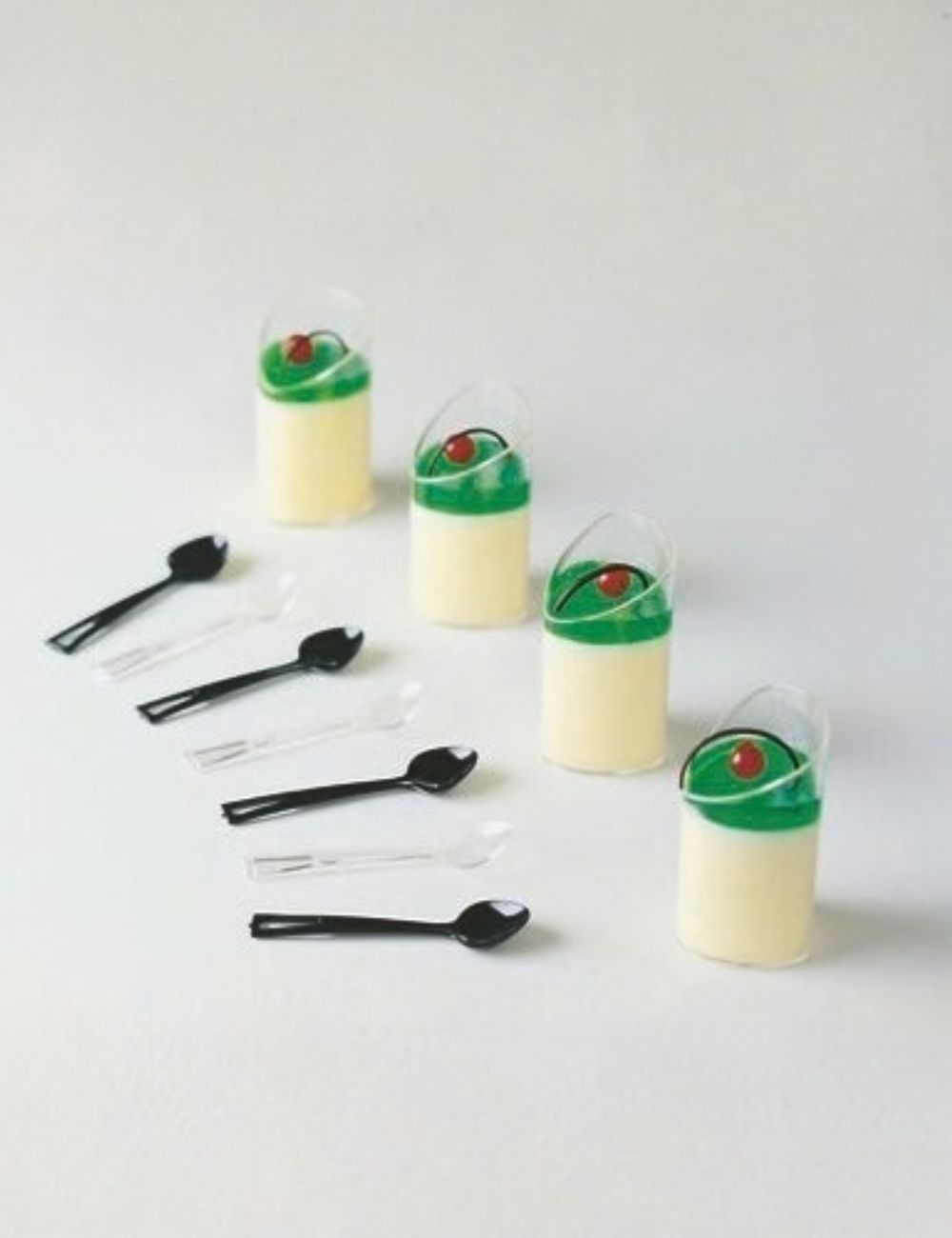 Bevelled Tube - Polystyrene Tasting Verrine (x100) - PADERNO