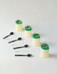 Bevelled Tube - Polystyrene Tasting Verrine (x100) - PADERNO