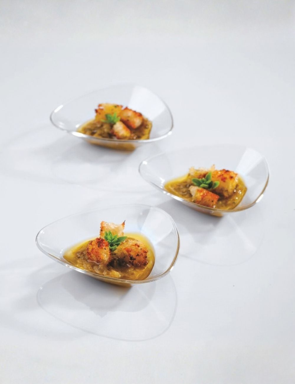 Small Curved - Polystyrene Tasting Dish (x100) - PADERNO