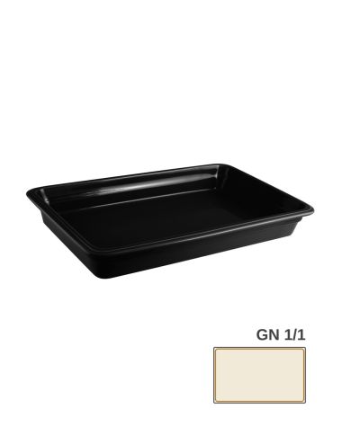 GN 1/1 - Black Porcelain Gastronorm Container - PADERNO