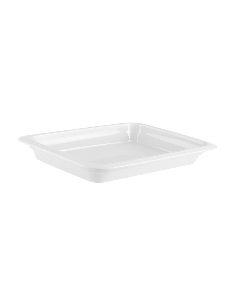 GN 1/2 white porcelain container - 2 cm deep