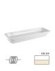 GN 2/4 - White Induction Porcelain Gastronorm Container - PADERNO