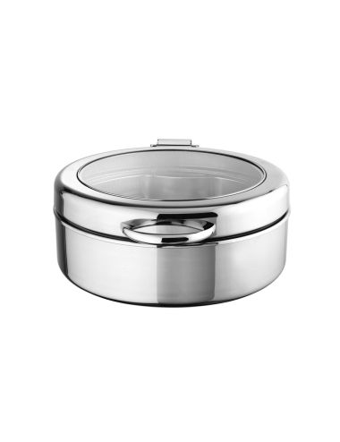 Glass-top Round - Atlantic Top Unit Chafing Dish - PADERNO