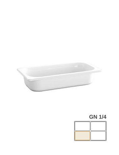 GN 1/4 - White Melamine Gastronorm Container - PADERNO