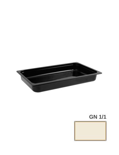 GN 1/1 - Black Melamine Gastronorm Container - PADERNO